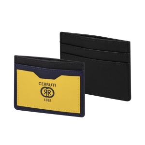 Porte-cartes Brick Jaune Noir Marine