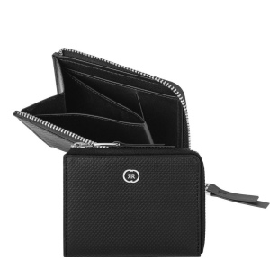 Porte-cartes zip Regent Noir