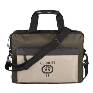 Porte-documents Brick Beige Khaki Noir