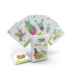 "Chasse aux œufs" Jeu de bataille de Pâques - 33 cartes