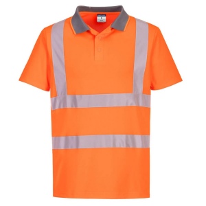 POLO ECO HAUTE VISIBILITÉ 100% poly oxford 300D end PU