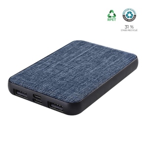 Batterie de secours RPET 5 000mAh - BLUETECH