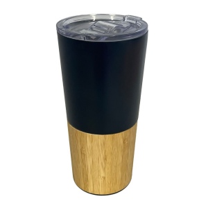 Mug isotherme recyclé RCS finition bambou - Environnement & nature