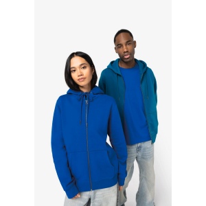 Sweat-shirt écoresponsable zippé à capuche unisexe