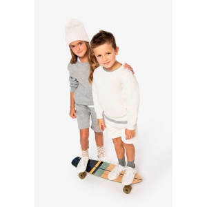 Sweat-shirt écoresponsable à col rond enfant