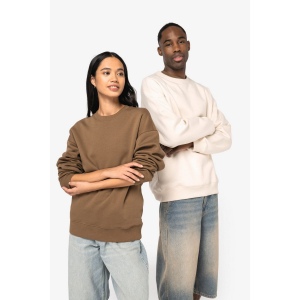 Sweat-shirt écoresponsable à col rond oversize unisexe