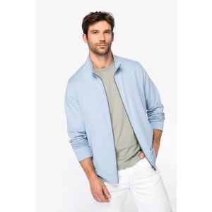 Sweat-shirt écoresponsable zippé en modal homme