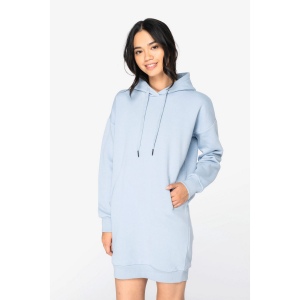 Robe sweat-shirt écoresponsable à capuche femme