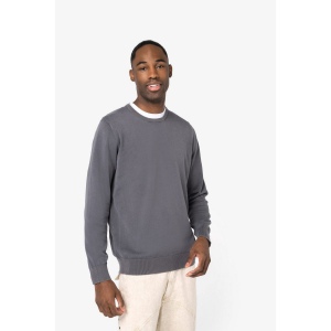 Pull écoresponsable délavé à col rond homme