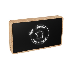 Batterie de secours wireless wood 5000 mAh MIF (Import)