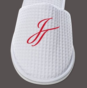 Mules nid d'abeille avec logo brodé