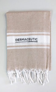 Fouta de plage ECO avec logo brodé