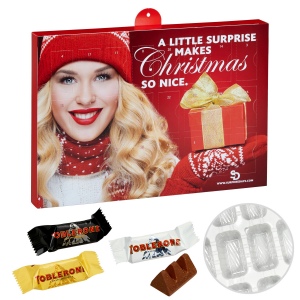 Calendrier de l'avent Premium cadeau avec un Mix des Minis Toblerone
