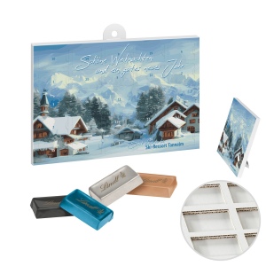 Calendrier de l'avent A5 avec des Napolitains de Lindt – version Papier