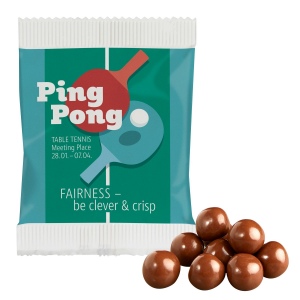 Boules croustillantes au chocolat, sachet PAPIER