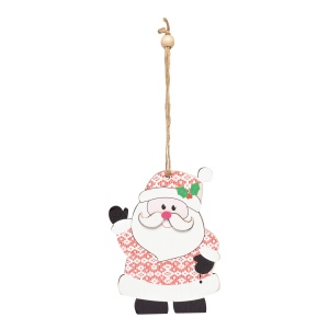 Cadeau / pendentif arbre WOODEN CLAUS