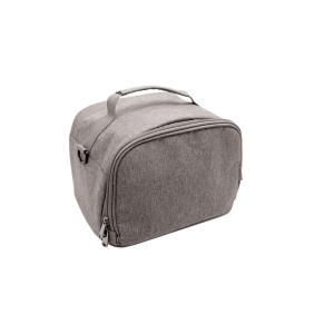 Sac à bento isotherme 'Nara', gris chiné RPET