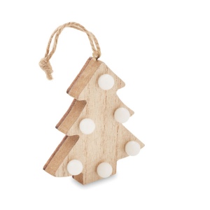 LULIE - Sapin en bois avec lumières
