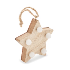 LALIE - Étoile en bois avec lumières