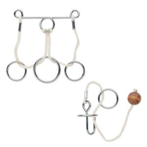 CONNECTION - Jeu de 2 casse-tête en métal