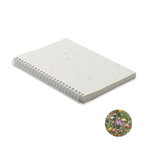 SEED RING - Carnet A5 couv. papier semence