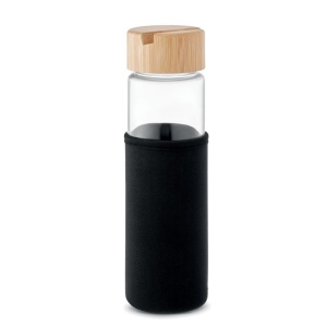 TINAROO - Bouteille verre et bambou 600ml