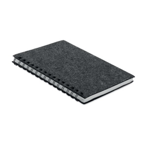 RINGFELT - Carnet A5 couv.en feutre RPET