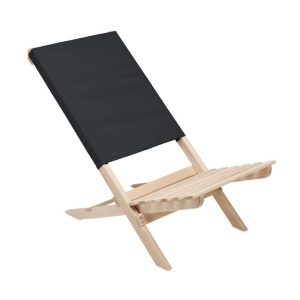 MARINERO - Chaise de plage pliable en bois