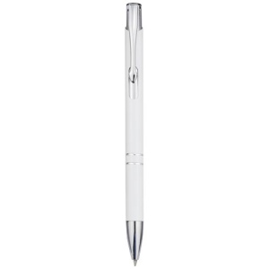 Stylo bille en aluminium recyclé Moneta (encre noire)