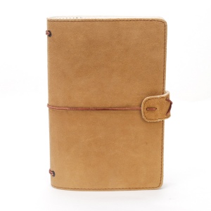 Carnet cuir avec élastique Néha