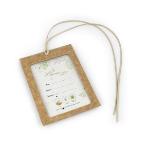 Porte badge kraft