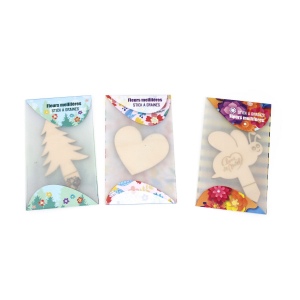 Stick bois en sachet calque + cavalier