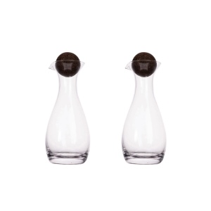 Sagaform Nature Carafes à huile/vinaigre avec bouchons en liège 2 pièces 300ml