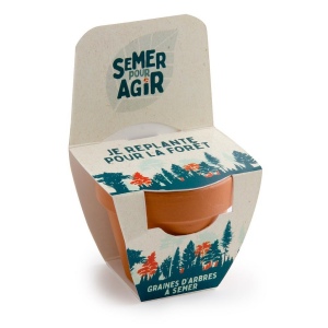 Kit de plantation Je replante pour la forêt - Semer pour agir