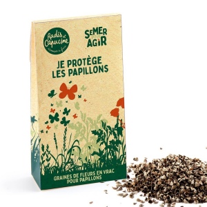 Pochette graines nourricières - Je protège les papillons - Semer pour agir