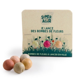 SET 3 BOMBE DE FLEURS - SEMER POUR AGIR