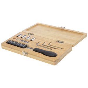 Ensemble d'outils Rivet 19 pièces en bambou/plastique recyclé