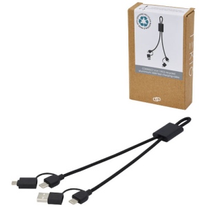 Câble de charge rapide Connect 6-en-1 de 45 W en aluminium recyclé certifié RCS