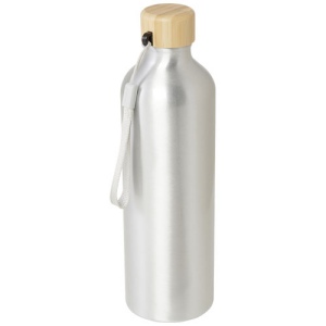 Bouteille d'eau Malpeza de 770 ml en aluminium recyclé certifié RCS