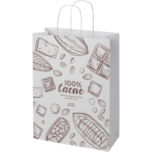 Sac en papier Kraft 120 g/m2avec poignées torsadées, XXL