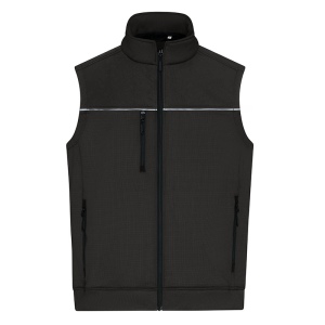 Bodywarmer de travail softshell Unisexe