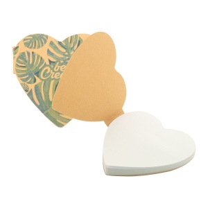CreaStick Heart Eco CreaStick Heart Eco bloc-notes autocollant personnalisé