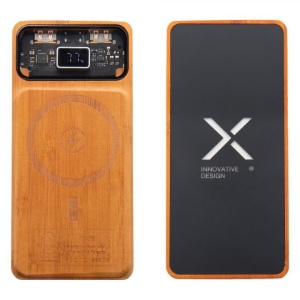 tech-magnetic Batterie externe 10000 FSC 100% bambou (Stock)