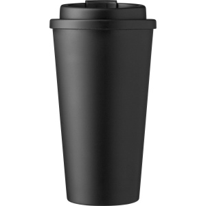 Mug double paroi de 450 ml en plastique PP Mackenzie