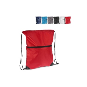Sac à cordon 210T R-PET avec fermeture éclair