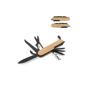 Multi-outils en bambou 9 fonctions