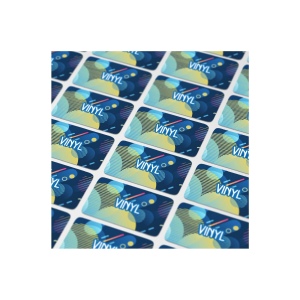 Vinyl Sticker Rectangle 30x15mm