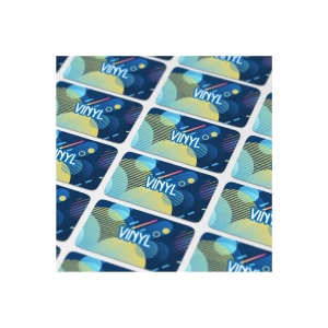 Vinyl Sticker Rectangle 80x25mm