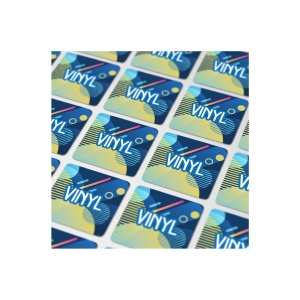 Vinyl Sticker Carré 25x25mm