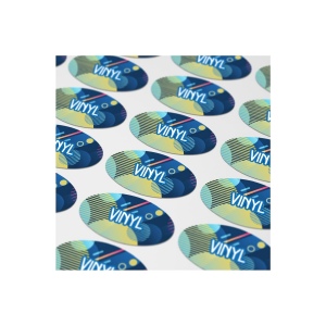 Vinyl Sticker Ovale 50x25mm